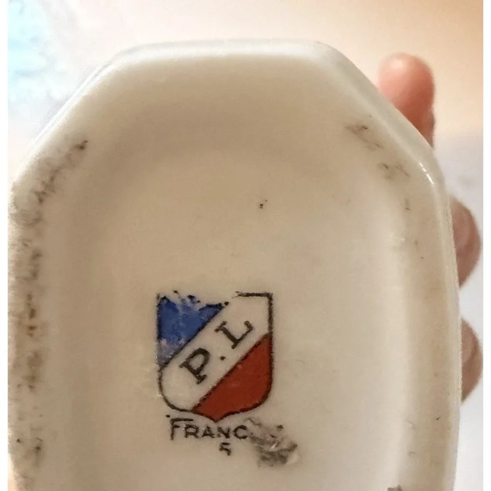 Antique Limoges French Porcelain Canisters with Lid 
